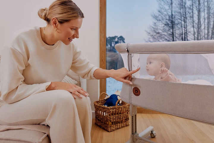 Łóżeczko dostawne, wolnostojące, kołyska 3w1 zestaw dodatków Lionelo Aurora