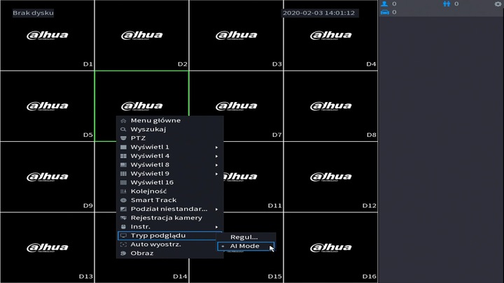 Zestaw 4 KAMER monitoring IP WizSense Smart Dual 8MPX TURRET białe DAHUA