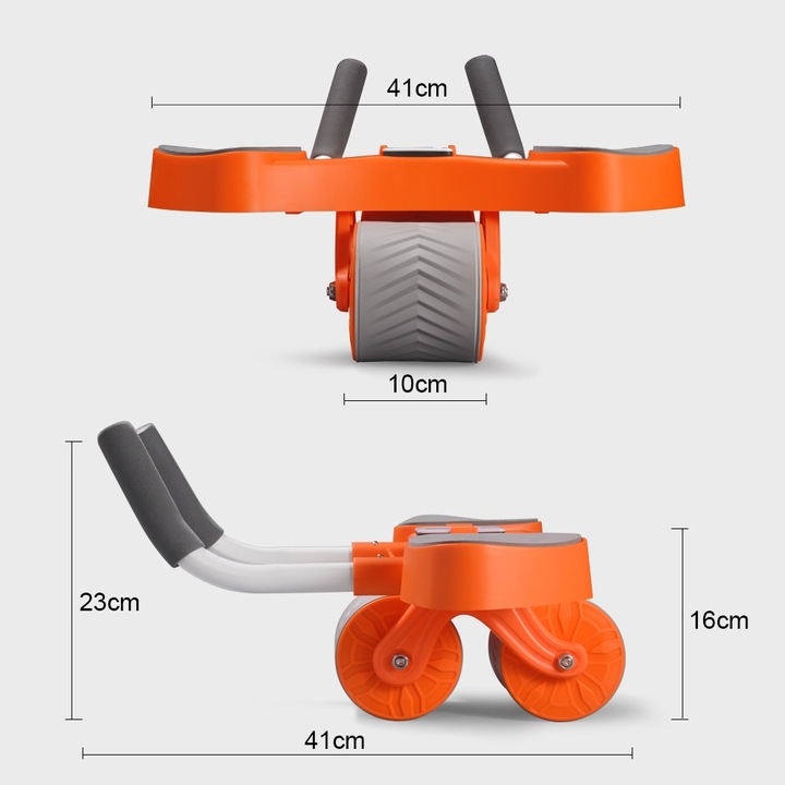 Kółko Roller Z Automatycznym Odbiciem Do ćwiczen Mięśni Brzucha z matą