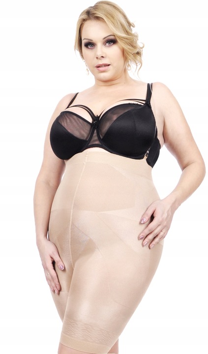 Orirose WYSOKIE Majtki mocno WYSZCZUPLAJĄCE brzuch MODELUJĄCE uda SIZE PLUS