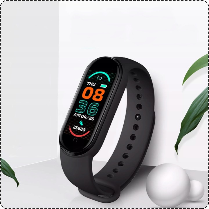 SMARTWATCH SMARTBAND ZEGAREK OPASKA SPORTOWA M7 APLIKACJE PL KROKOMIERZ ITP
