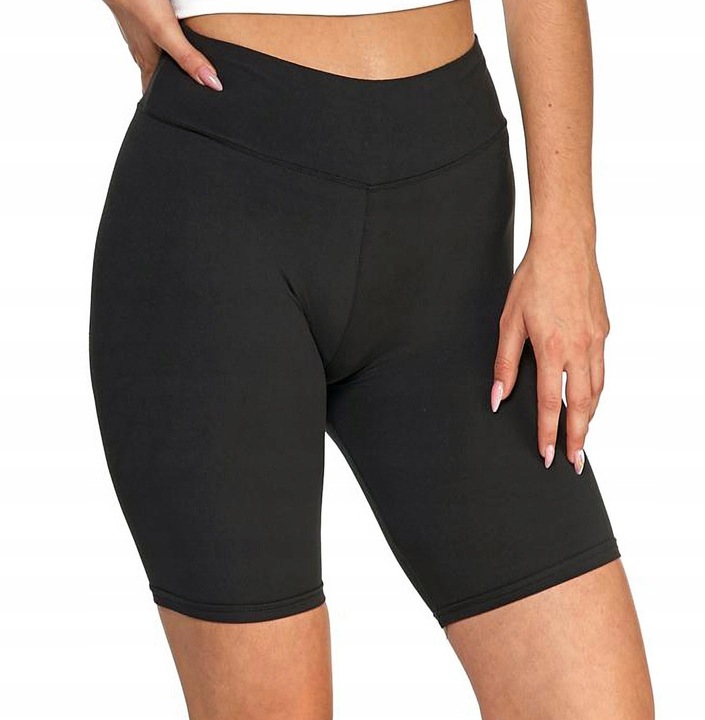 Legginsy KRYJĄCE kolarki wysoki stan MORAJ krótkie spodenki - L/XL
