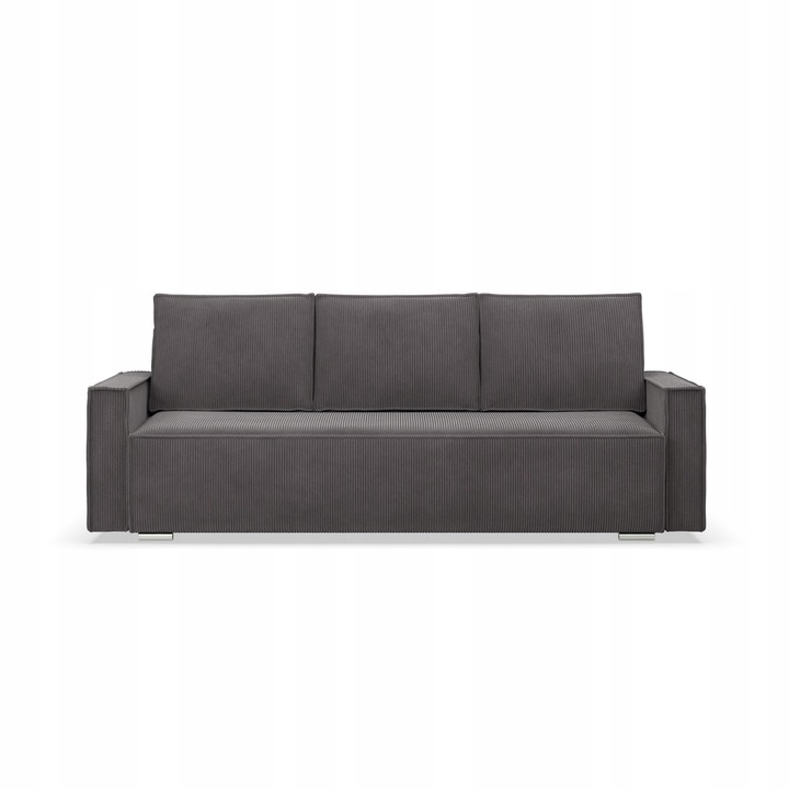 Kanapa 3 os. Duża Sofa Rozkładana z Funkcją Spania Bonell NOTO Szara
