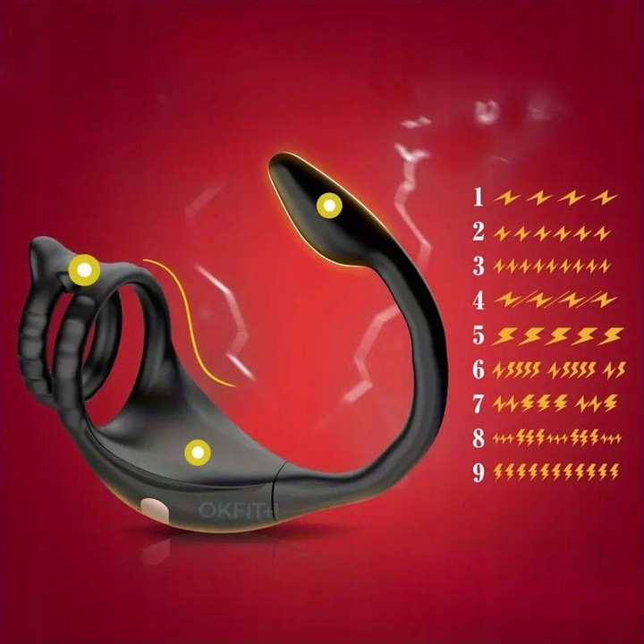 Wibrujące Pierścienie na Penisa Masażer Prostaty