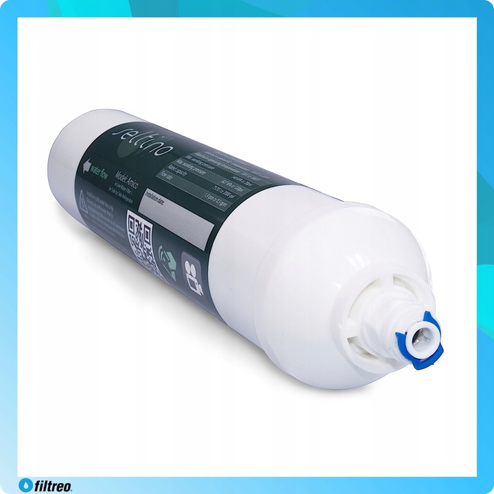 ZESTAW 4szt Filtr Wody do lodówki SIDE BY SIDE na wężyk ZAMIENNIK