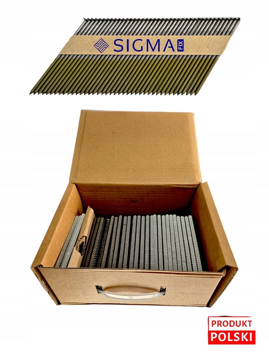 Gwoździe do gwoździarki łączone papierem 3,1x90 Pierścień 2000 szt.