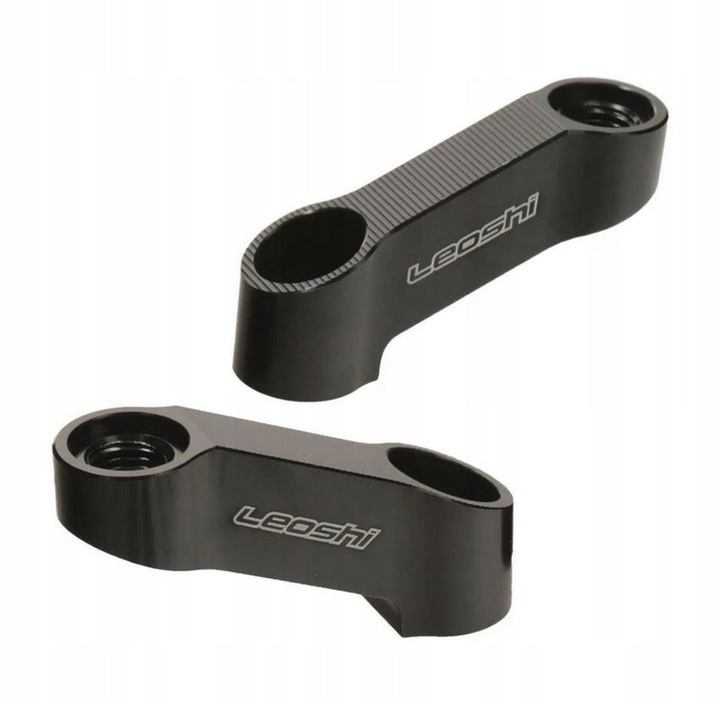 Poszerzenie Przedłużenie Adapter Dystans Lusterek Czarny M10 Prawy + Prawy