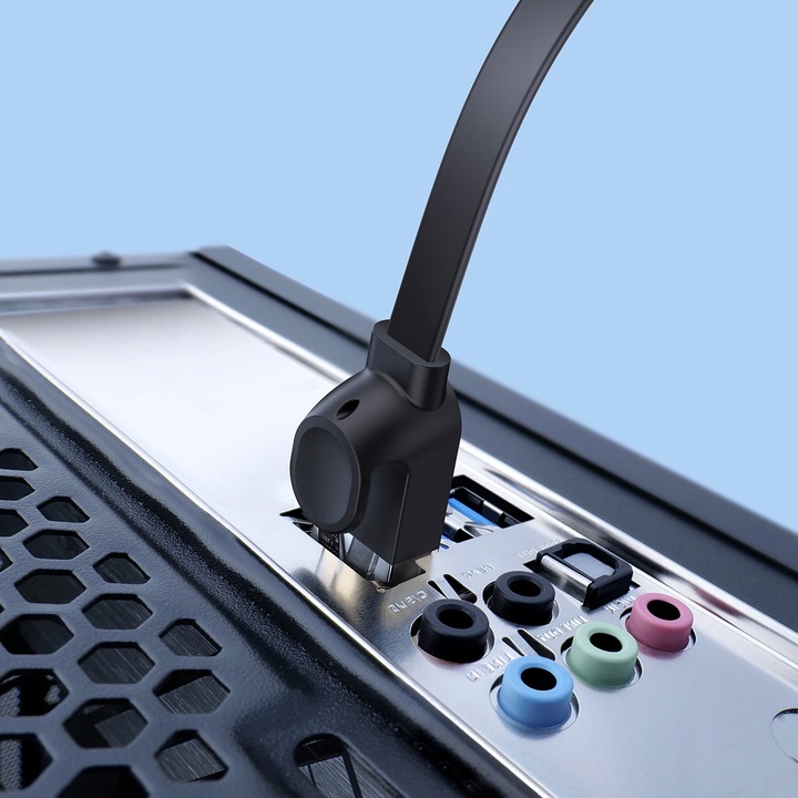 BASEUS PŁASKI KABEL SIECIOWY INTERNETOWY LAN ETHERNET RJ45 CAT 6 10GBPS 15M