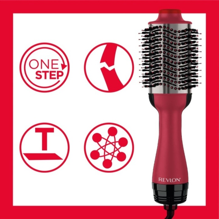 SUSZARKA DO WŁOSÓW LOKÓWKA PROSTOWNICA BORDOWA TYTANOWA REVLON