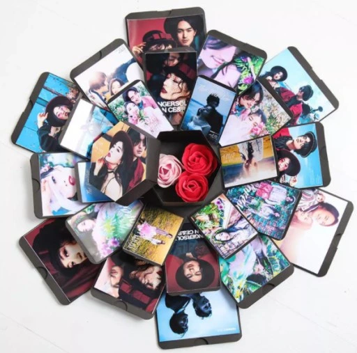 PUDEŁKO NIESPODZIANKA EXPLODING BOX PREZENT URODZINY IMIENINY ZRÓB TO SAM