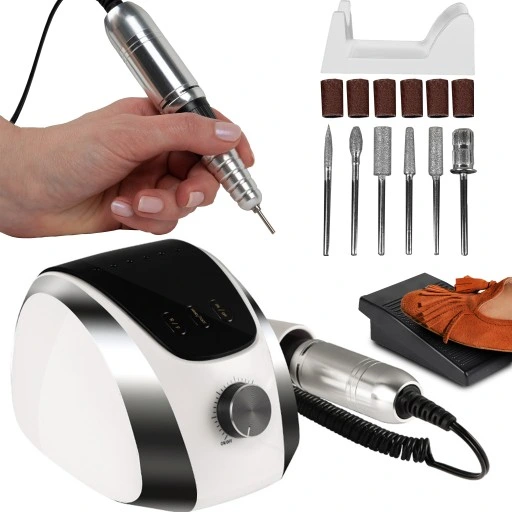 FREZARKA DO PAZNOKCI PROFESJONALNA MOCNA 68W FREZY