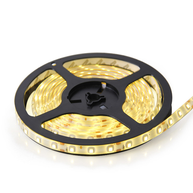 TAŚMA LED PASEK 5m BIAŁA ciepła neutralna zimna 12v ZESTAW + PILOT