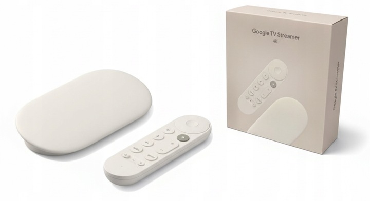 Odtwarzacz multimedialny Google TV Streamer 4K Porcelain