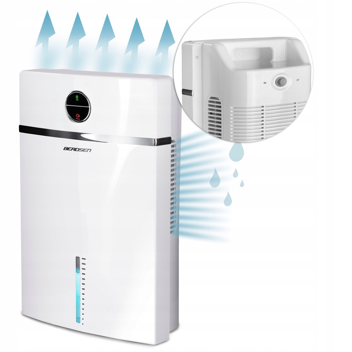 Osuszacz powietrza pochłaniacz wilgoci 2000ml 65W BERDSEN