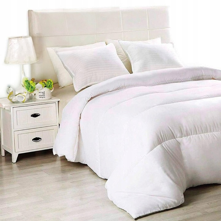 KOŁDRA CAŁOROCZNA ANTYALERGICZNA 140x200 cm MIĘKKA POSZYCIE POLICOTTON