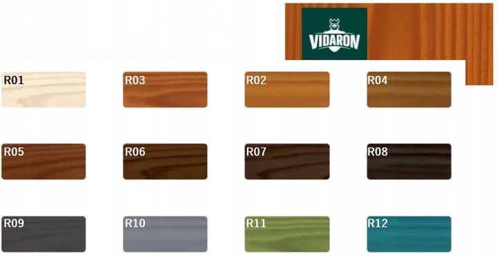 VIDARON IMPREGNAT OGRODOWY 9L R04 ZŁOTY DĄB