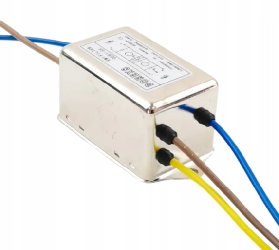 Filtr przeciwzakłóceniowy EMI RFI sieciowy 10A 230V jednofazowy