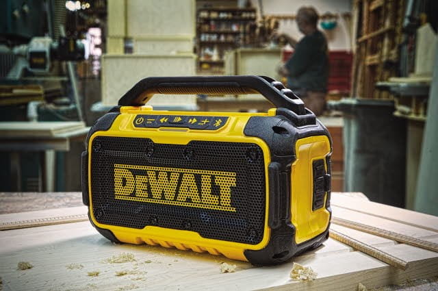 AKUMULATOROWY GŁOŚNIK BUDOWLANY BLUETOOTH DCR011 DEWALT