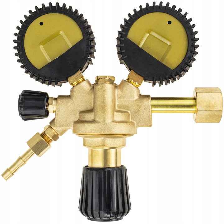 REDUKTOR BUTLOWY ARGON CO2 MIESZANKA MIG MAG TIG ZAWOREK DWUTLENEK