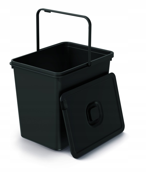 KOSZ NA ŚMIECI POJEMNIK DO SEGREGACJI ODPADÓW 23L SYSTEMA BASICA CZARNY