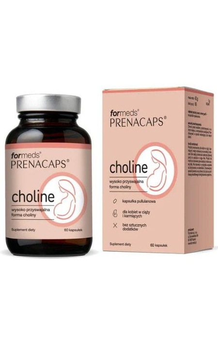 ForMeds PRENACAPS CHOLINE cholina WĄTROBA ciąża 60 kapsułek