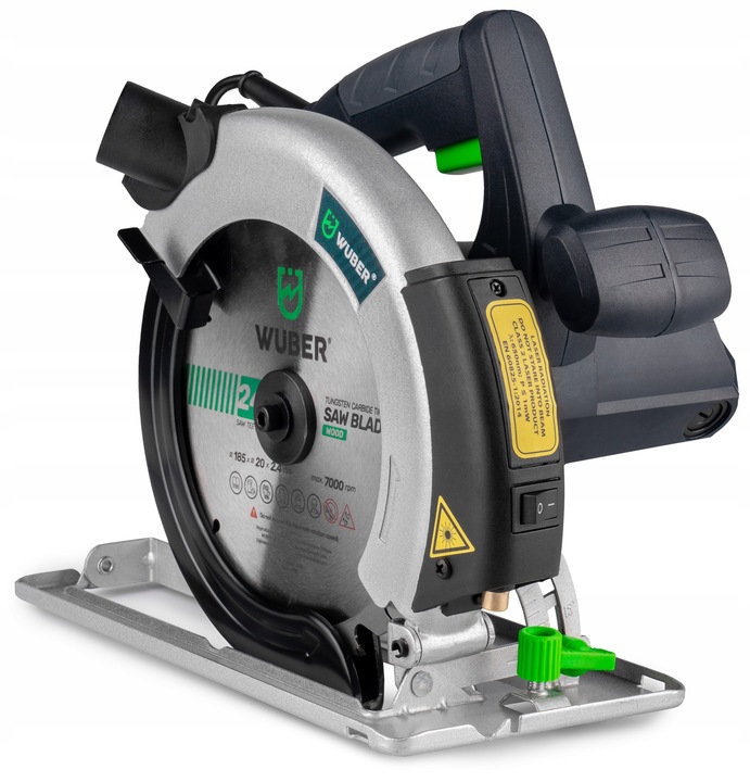 PIŁA TARCZOWA PRZECINARKA PILARKA RĘCZNA DO DREWNA Z LASEREM 2400 W