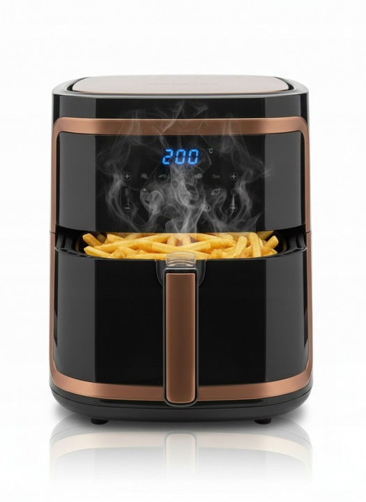FRYTKOWNICA BEZTŁUSZCZOWA XXL AIR FRYER 7 L FRYTOWNICA 1900W LCD KOSZ