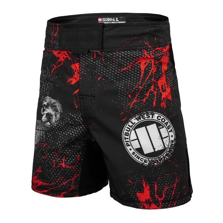 Spodenki treningowe Pitbull Grappling Blood Dog II black M