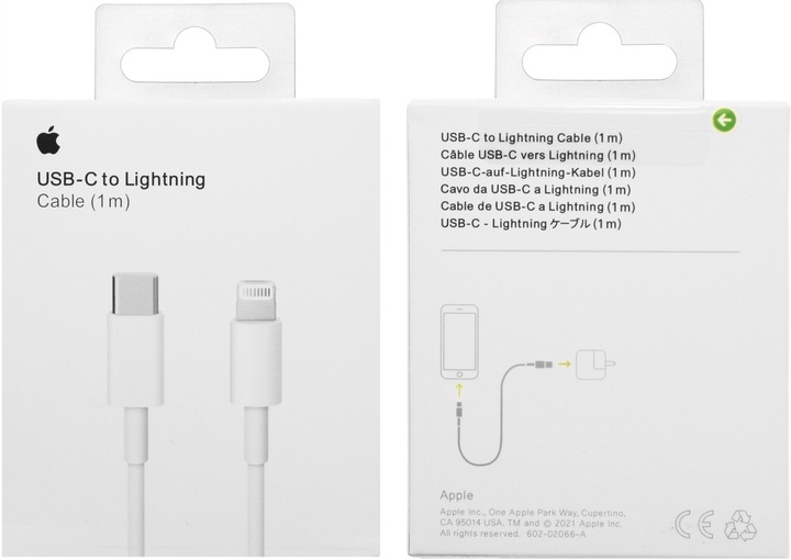 ORYGINALNY KABEL IPHONE APPLE USB C LIGHTNING 1M