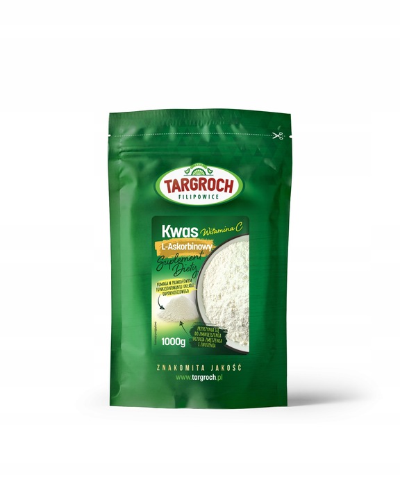 Targroch WITAMINA C 1kg Kwas L-Askorbinowy 1000g