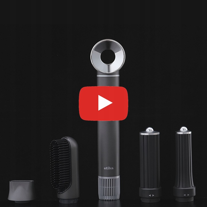 MOCNA SUSZARKA LOKÓWKA DO WŁOSÓW 5W1 3 PRĘDKOŚC Z JONIZACJA 1300W