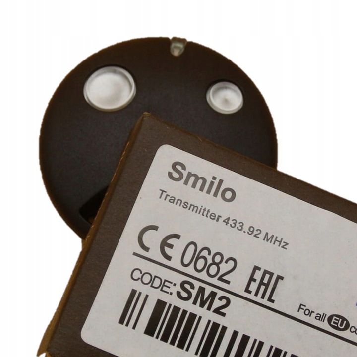 NICE pilot do bramy SM2 2kanałowy SMILO Z BATERIĄ