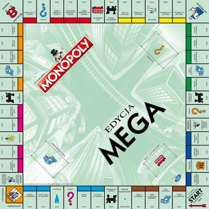 Gra planszowa Monopoly Winning Moves: Edycja Mega