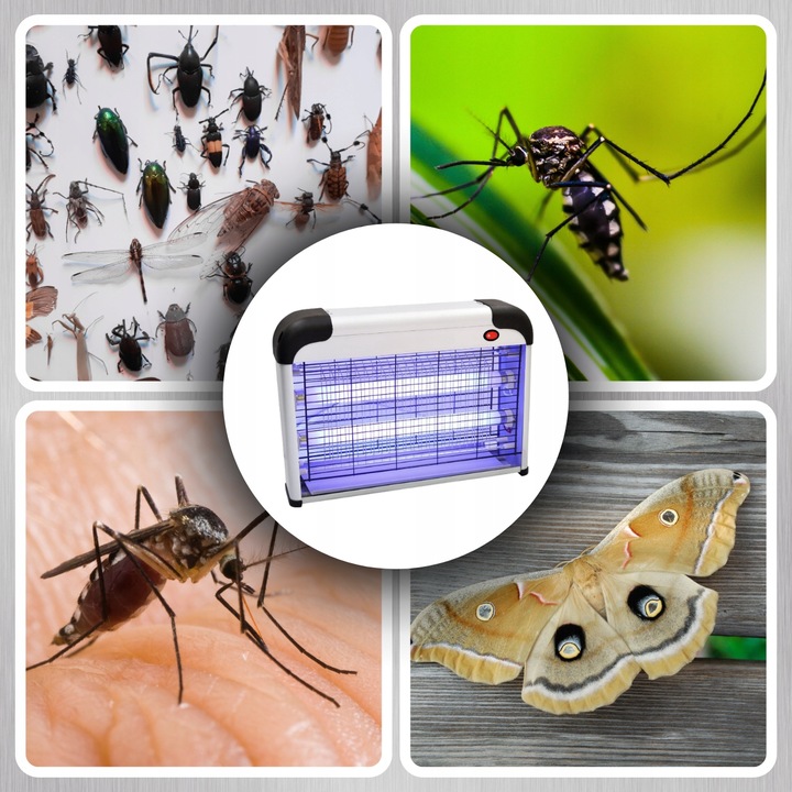 LAMPA OWADOBÓJCZA UV na komary muchy owady itp. DUŻA MOCNA BARDZO