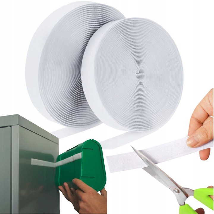 Taśma do OBRAZÓW RZEP CIĘCIA z RZEPEM SAMOPRZYLEPNA 4,57m TASMA PRZYLEPNA