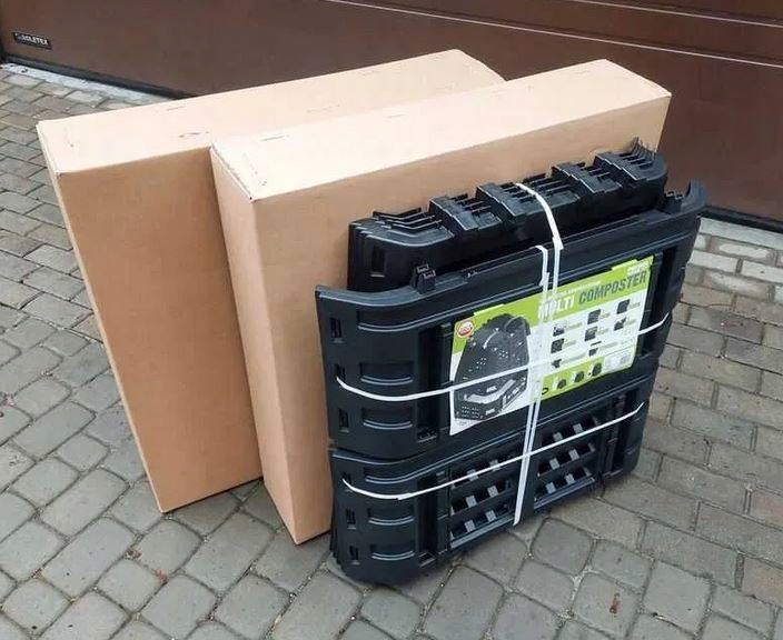 Kompostownik 740l czarny