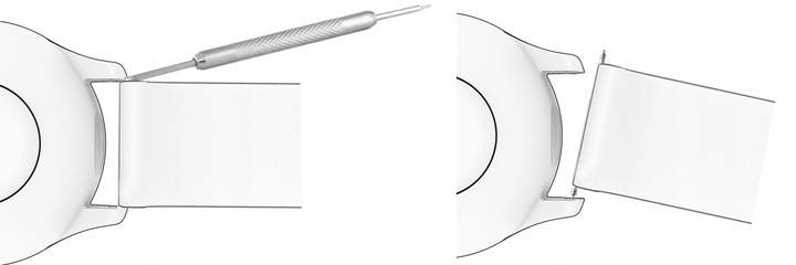 Pasek do zegarka skórzany Tekla T-04.02 PRO uniwerslany 20 mm + teleskopy