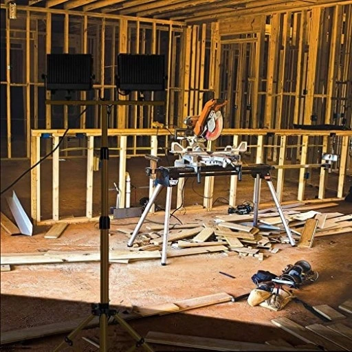 Halogen Naświetlacz LED 2x 100W + Statyw Budowlany