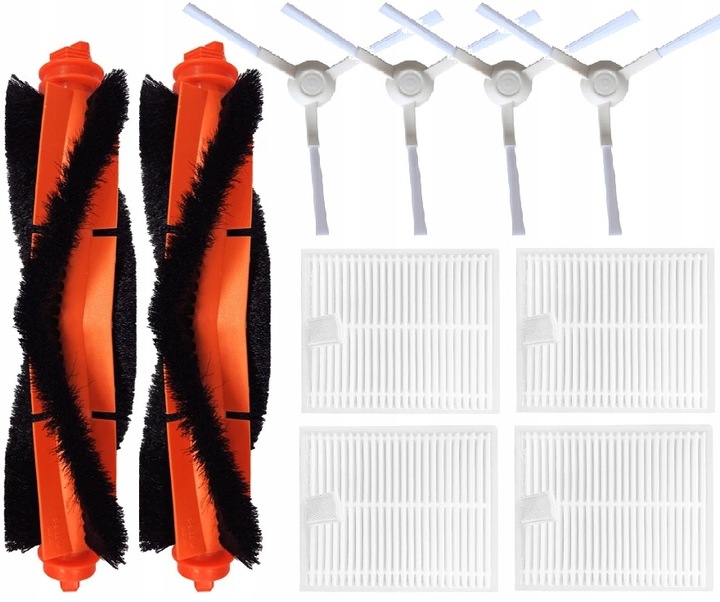 AKCESORIA DO XIAOMI ROBOT VACUUM S20 / E10 / E12 / ZESTAW SZCZOTKI