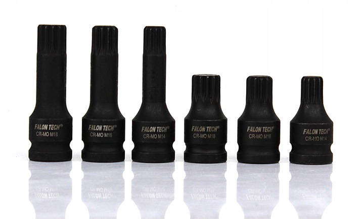 KLUCZE UDAROWE SPLINE M14 M16 M18 - zawieszenia VW