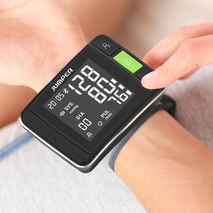 MEDYCZNY Ciśnieniomierz NADGARSTKOWY Jumper HWA11 MÓWI PO POLSKU Aplikacja