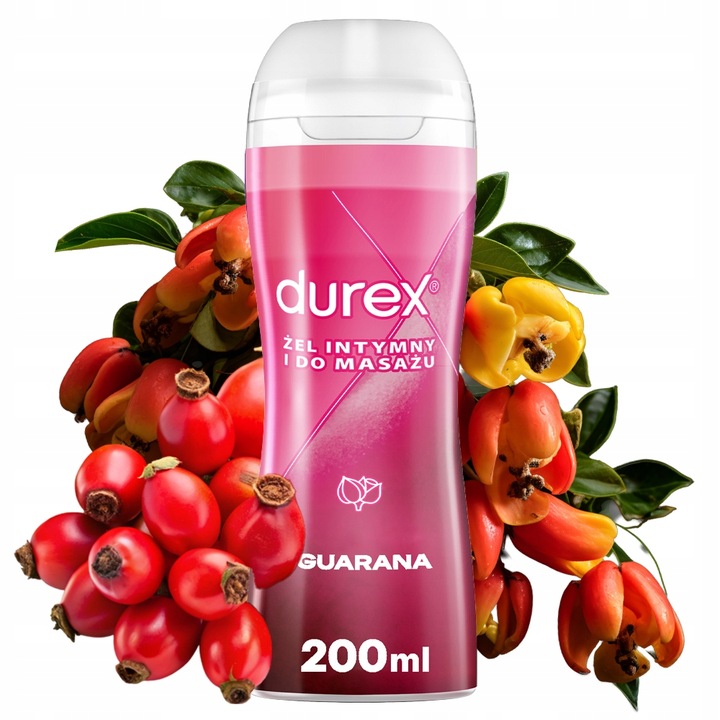 Żel intymny Durex Massage Lube Guarana 200 ml