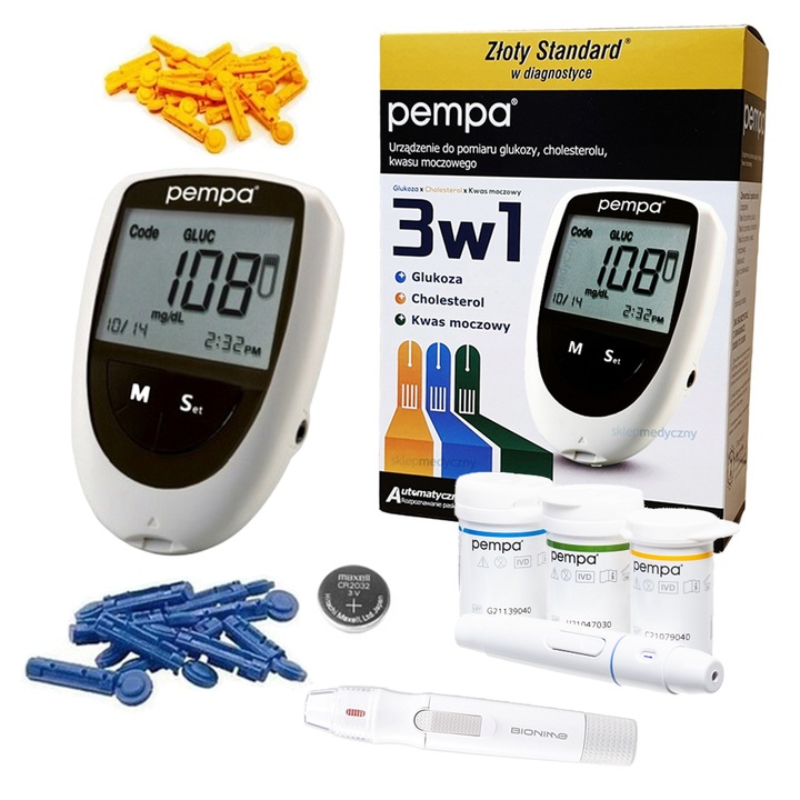 BENECHECK PLUS DO MIERZENIA GLUK CHOL MOCZU !