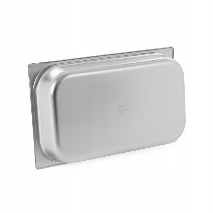 POJEMNIK GASTRONOMICZNY GN 1/1 100 mm STAL NIERDZEWNA 13 L MJUSK