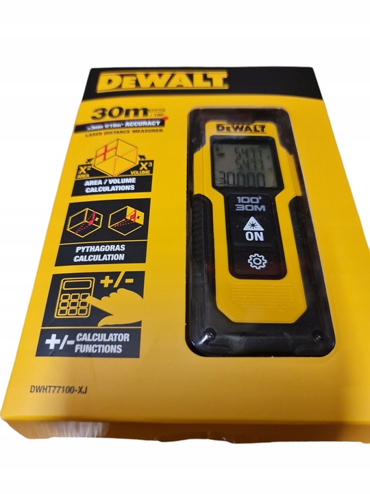 Dalmierz laserowy 30m LCD IP40 DeWALT DWHT77100 / ENERGOTYTAN POLSKA