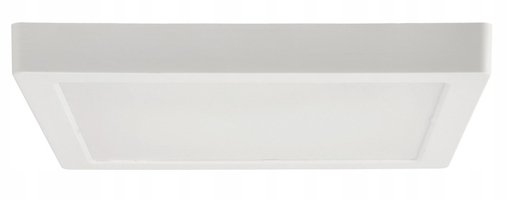 Plafon LED Lampa Sufitowa Natynkowa 24W 2640lm 4000K Biała Kwadrat