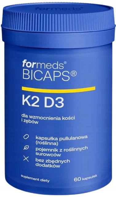ForMeds BICAPS K2 D3 - 60 kapsułek