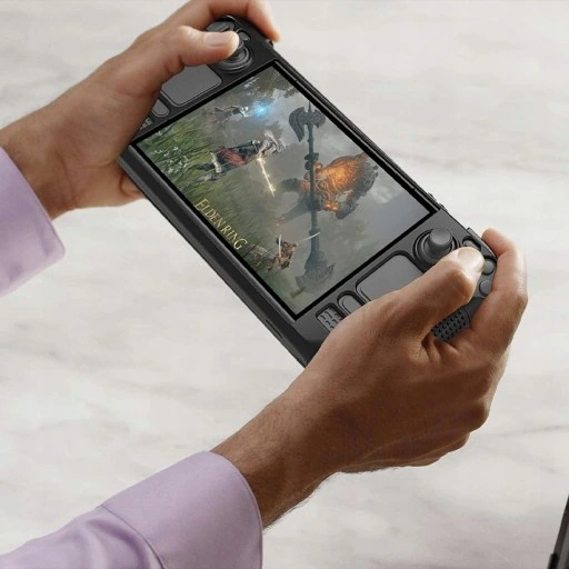 ETUI PANCERNE DO STEAM DECK SILIKONOWE + SZKŁO