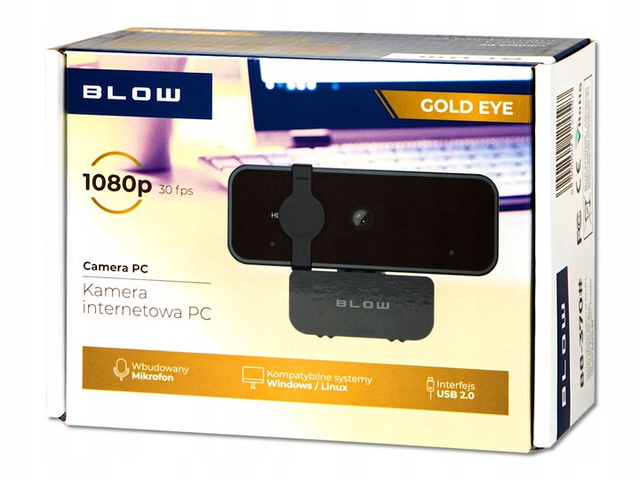 Kamera internetowa BLOW Cam08 Gold Eye