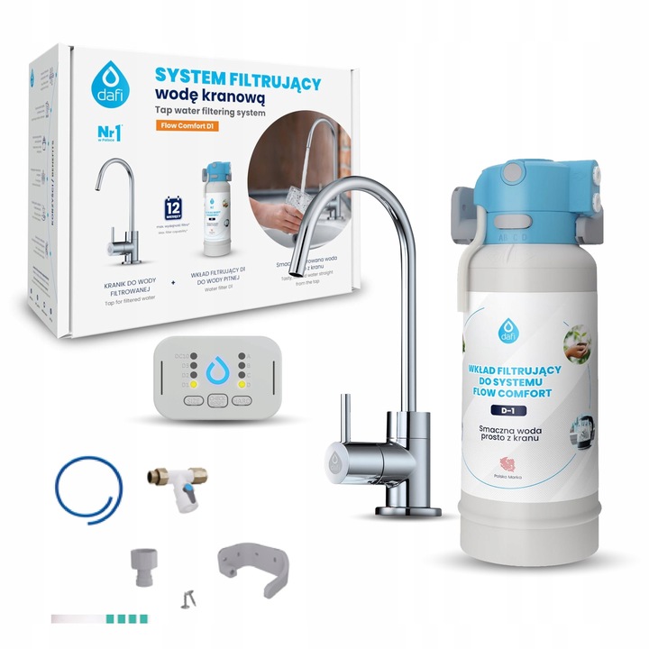 FILTR PODZLEWOZMYWAKOWY DAFI FLOW COMFORT D-1 ZESTAW